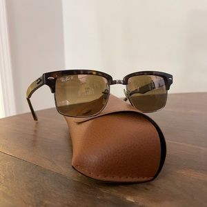 Ray-Ban RB4190 52mm Polarized Square Clubmaster